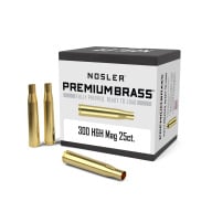 Nosler Brass 300 H&H Mag Unprimed Box of 25