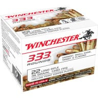 WINCHESTER AMMO 22LR 36gr COPPER PLATED HP 333/bx 10/cs