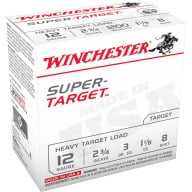 WINCHESTER SUPER-TGT 12ga 3dram 1-1/8 #8 250/cs