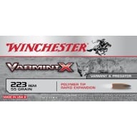WINCHESTER AMMO 243 WINCHESTER VARMINT- X 58gr POLY-TIP 20/b 10/c