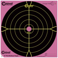 CALDWELL ORANGE PEEL PINK TARGETS 12" BULL 5pk 5cs