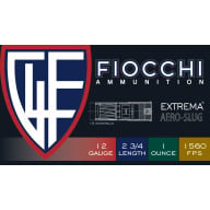 FIOCCHI SLUG 12ga 2.75" 3-GUN 1300fps 7/8oz 10/bx 25/cs
