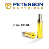 PETERSON BRASS 7.62X54R UNPRIMED 50/bx