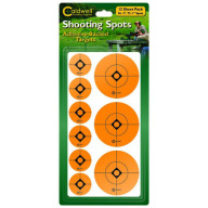 Caldwell Shooting Spots Combo Pack of 12 Sheets: 36 - 2" Spots, 72 - 1" Spots