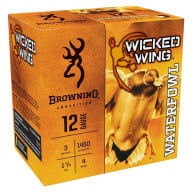 Browning Ammo 12ga 3" 1-1/4 #4 Wicked Wing Waterfowl