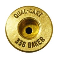 QUALITY CARTRIDGE BRASS 338 BAKER UNPRIMED 20/BAG