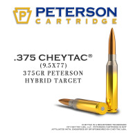 PETERSON AMMO 375 CT 375g PETERSON HYB TGT 20/BX
