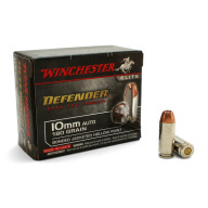WINCHESTER AMMO 10MM AUTO 180gr DEFENDER BONDED JHP 20/BX